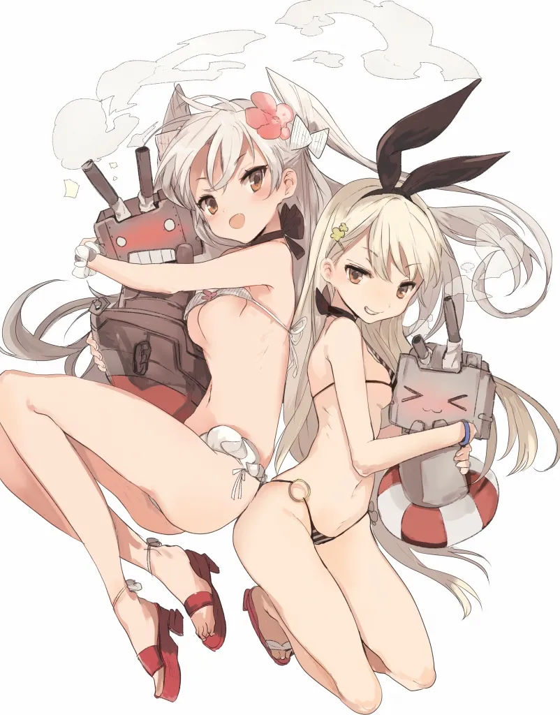 Shimakaze (Kancolle), Amatsukaze (Kancolle) by Agu