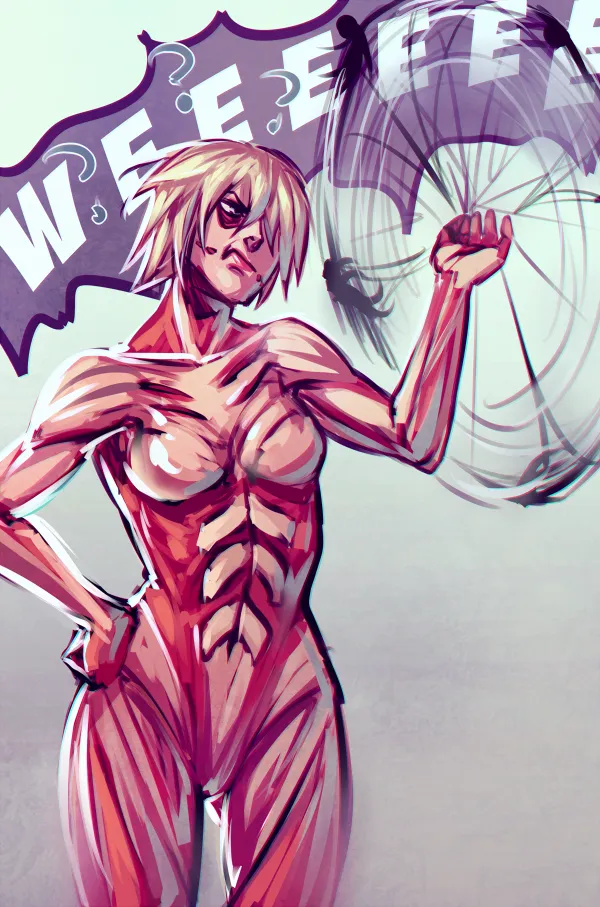 Annie Leonhart, Titan (Shingeki No Kyojin) by Moni158