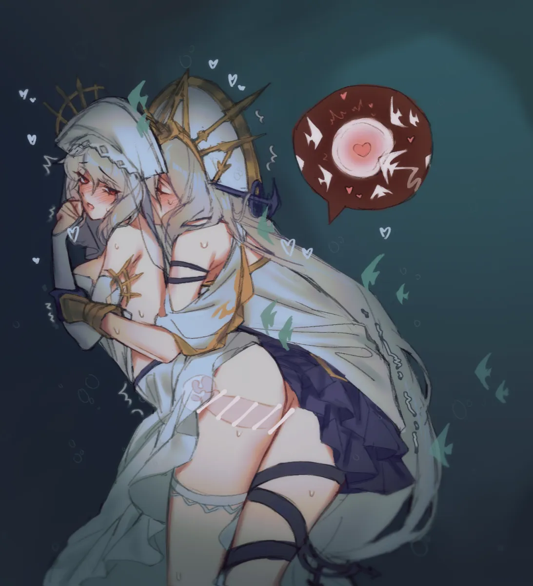 Skadi (Arknights), Specter (Arknights) by Orz (Kagewaka)