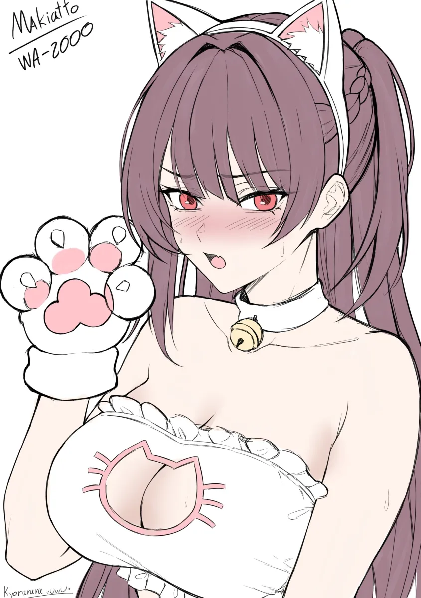 Wa2000 (Girls' Frontline), Makiatto (Girls' Frontline 2) by Kyowauwu0707