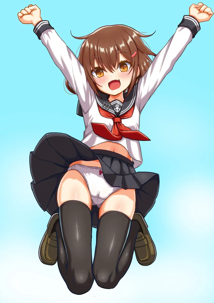 Ikazuchi (Kancolle) by Pomeranian (Darkdaikan)