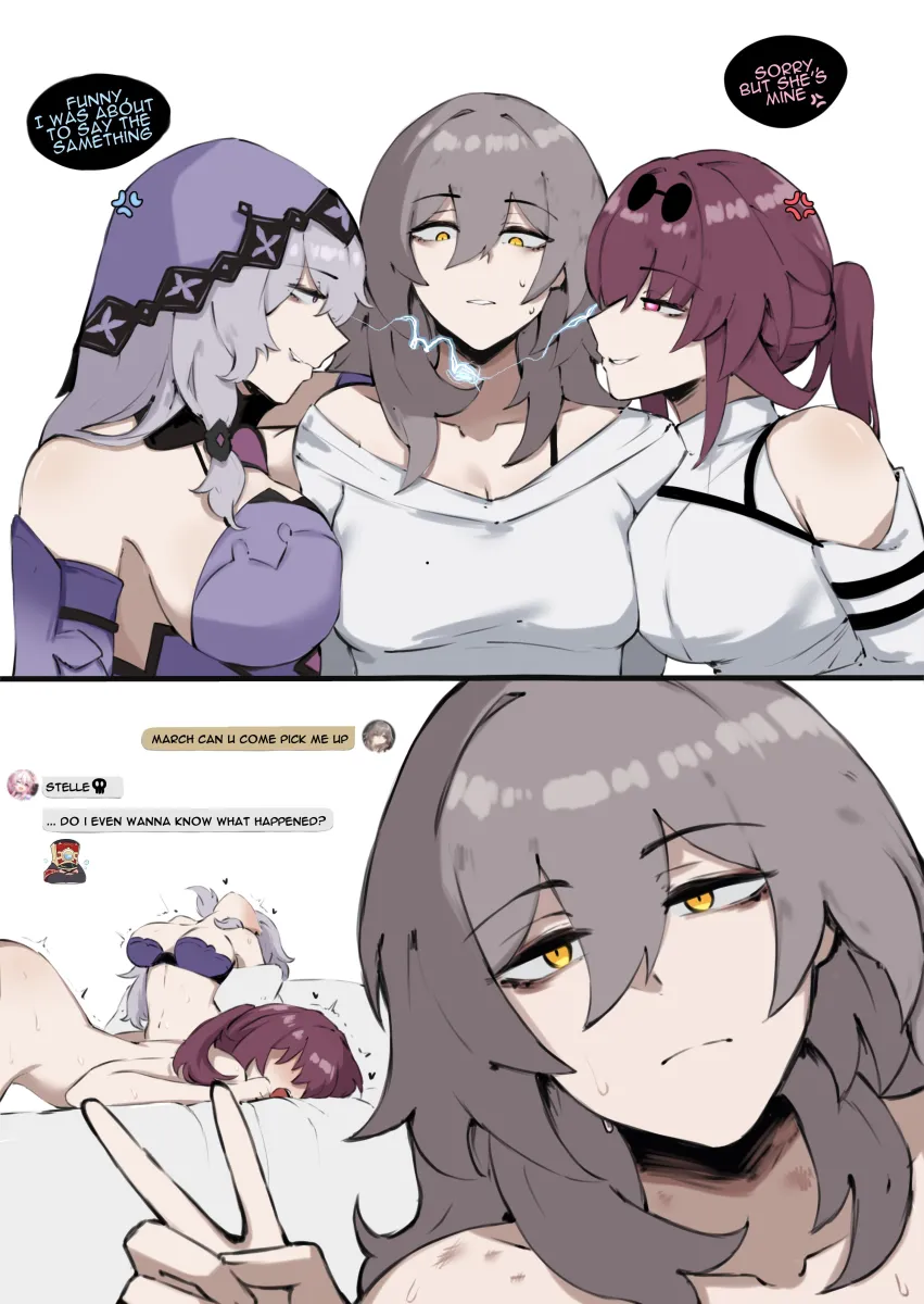 Trailblazer (Honkai: Star Rail), Stelle (Honkai: Star Rail) by Masoq