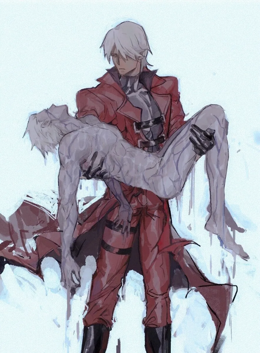 Dante (Devil May Cry), Vergil (Devil May Cry) by Watergrass2814