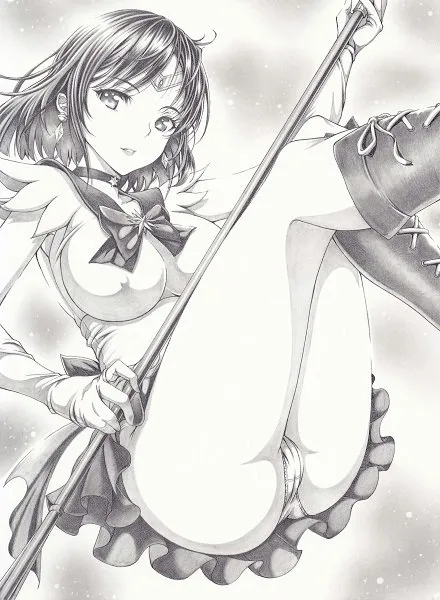 Tomoe Hotaru, Sailor Saturn by Mikuro