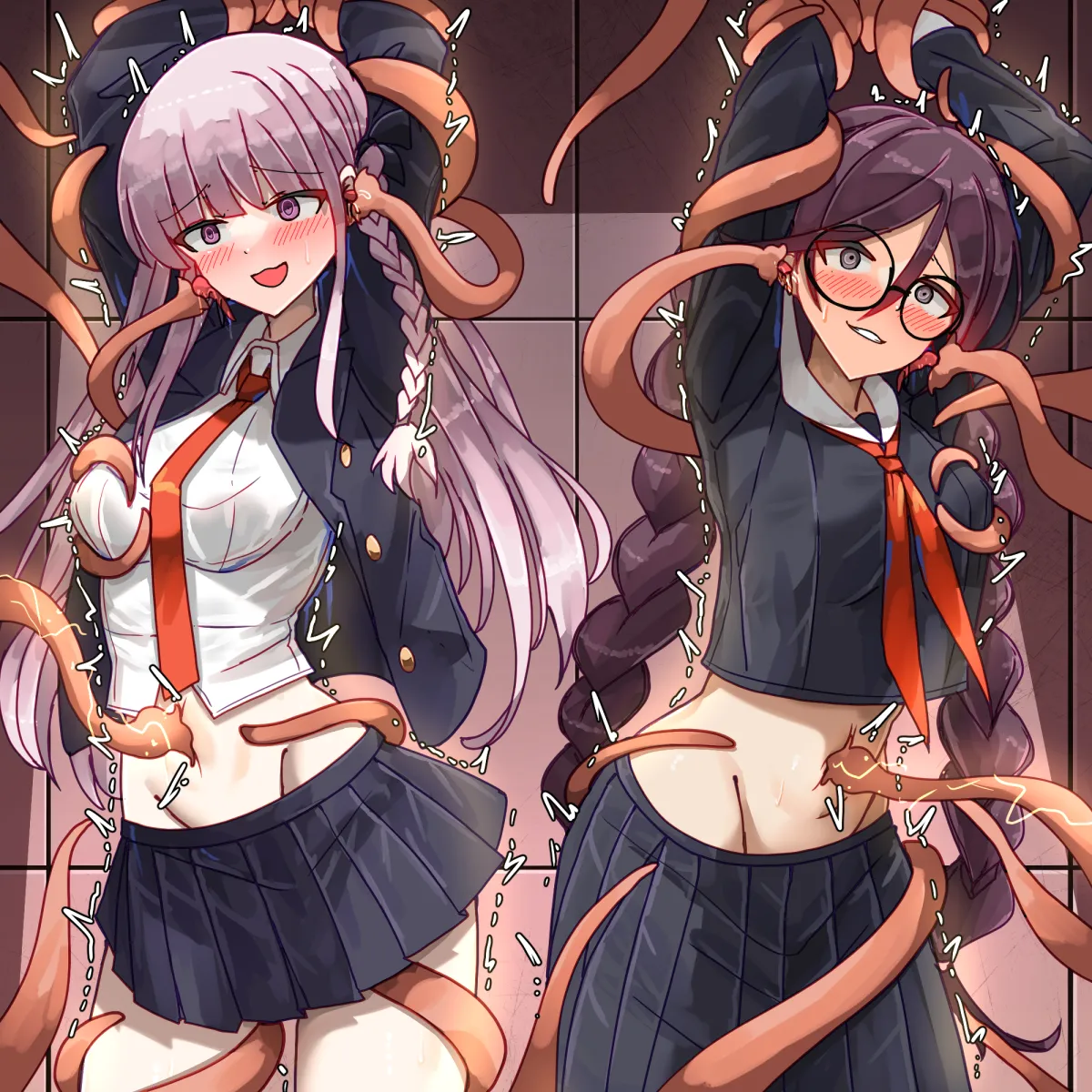 Kirigiri Kyoko, Fukawa Toko by Bakasp-Lilzy