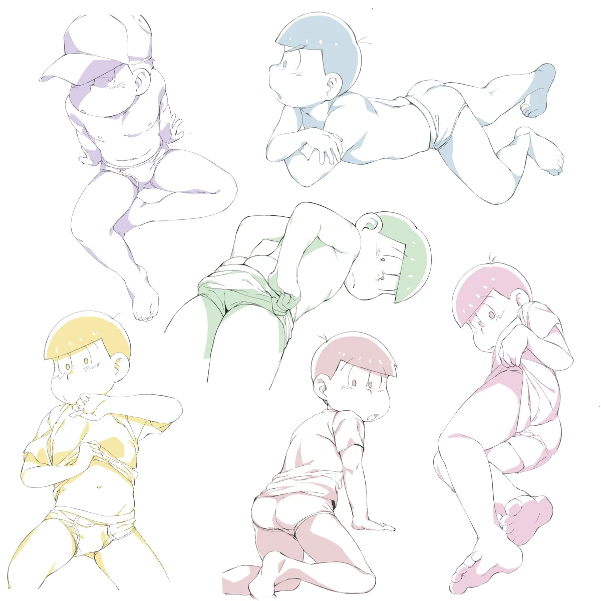 Matsuno Osomatsu, Matsuno Karamatsu by Nimatsu