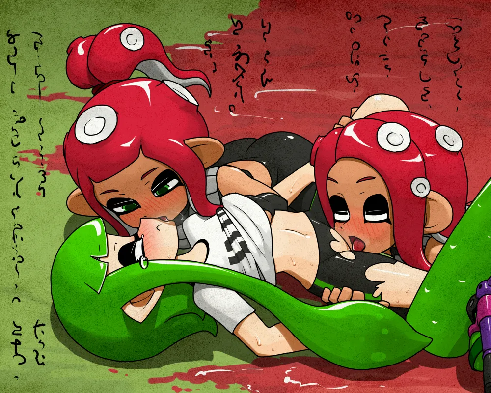 Inkling Player Character, Octoling Player Character by Ninniku (Ninnniku105)