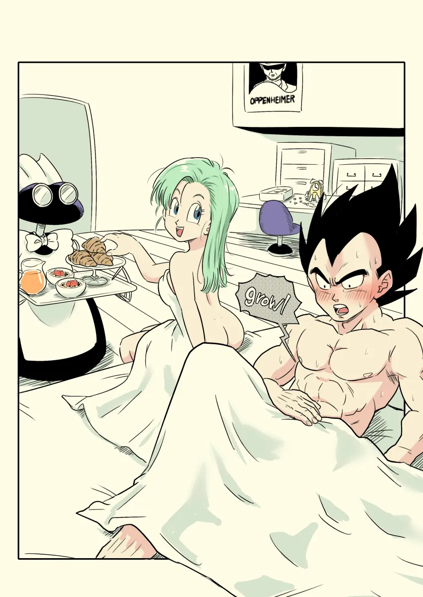 Vegeta, Bulma by Yuichi Ishikawa