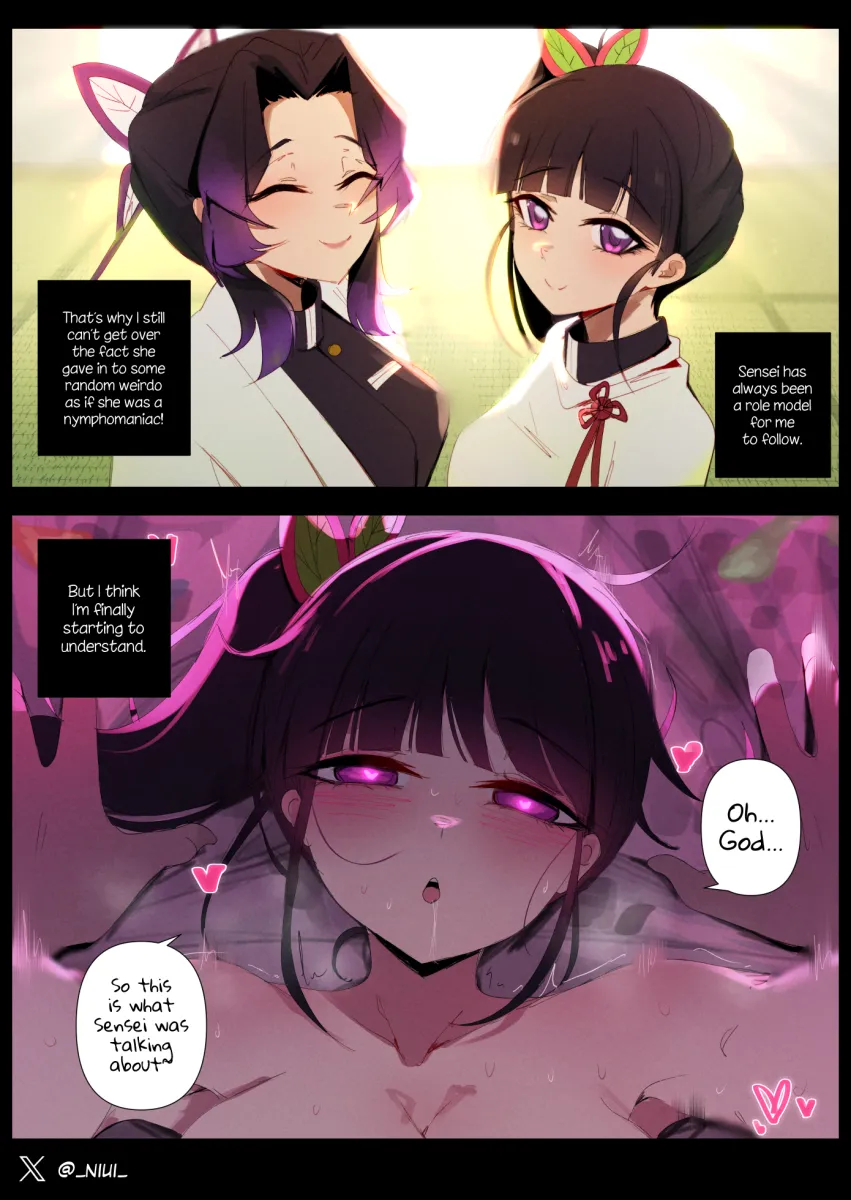Kochou Shinobu, Tsuyuri Kanao by Niui (User Afvr8485)