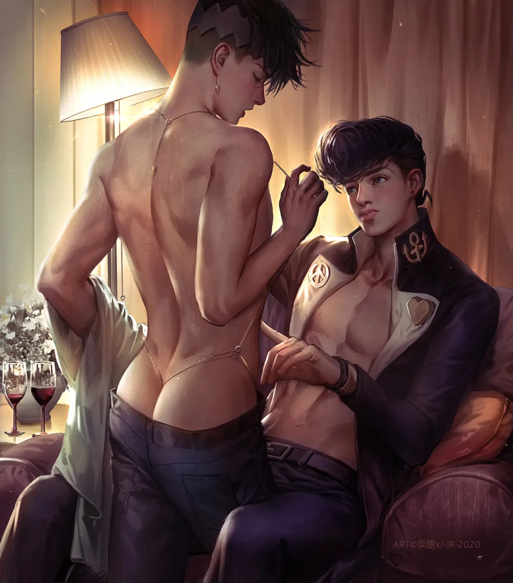Higashikata Josuke, Kishibe Rohan by Kdash