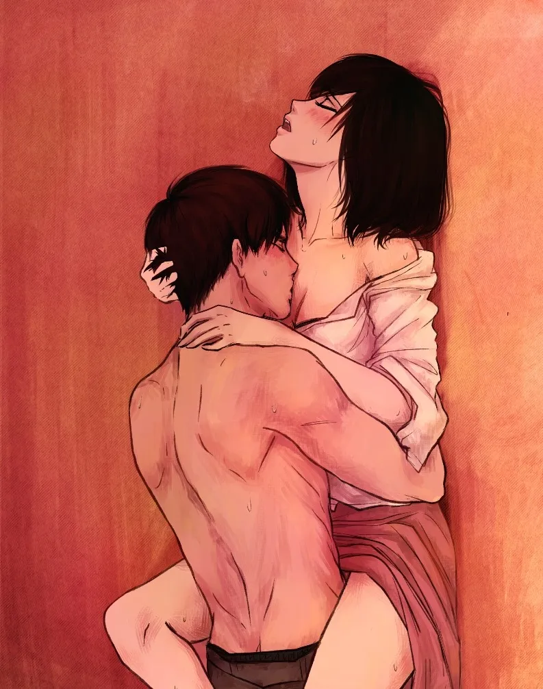 Mikasa Ackerman, Eren Yeager by Daydream24-7