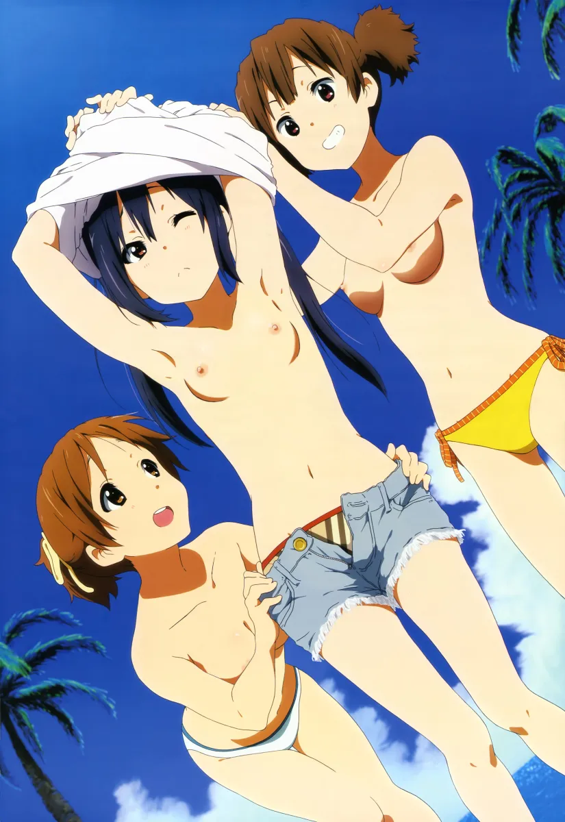 Nakano Azusa, Hirasawa Ui by Iwasaki Nami
