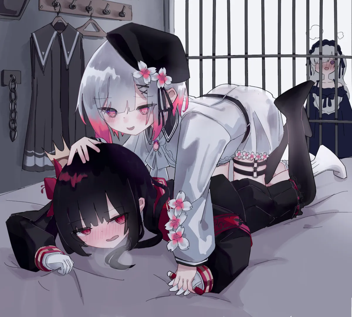 Sakuraba Ema, Nikaido Hiro by Foopy