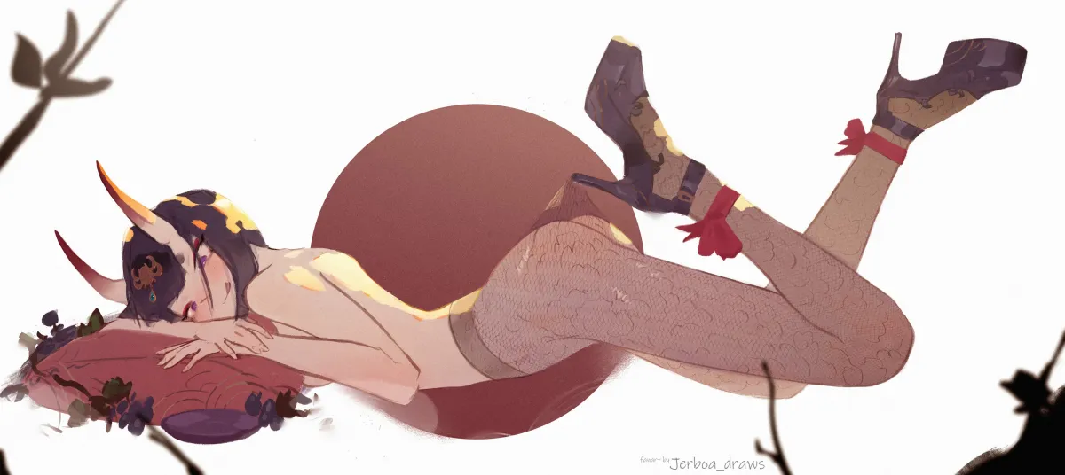 Shuten Douji (Fate) by Jerboa-Draws