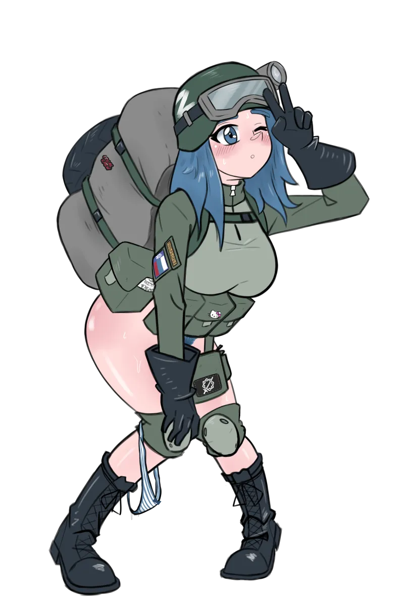 Hello Kitty (Character), Kamaz-Chan by Fluffkaiser