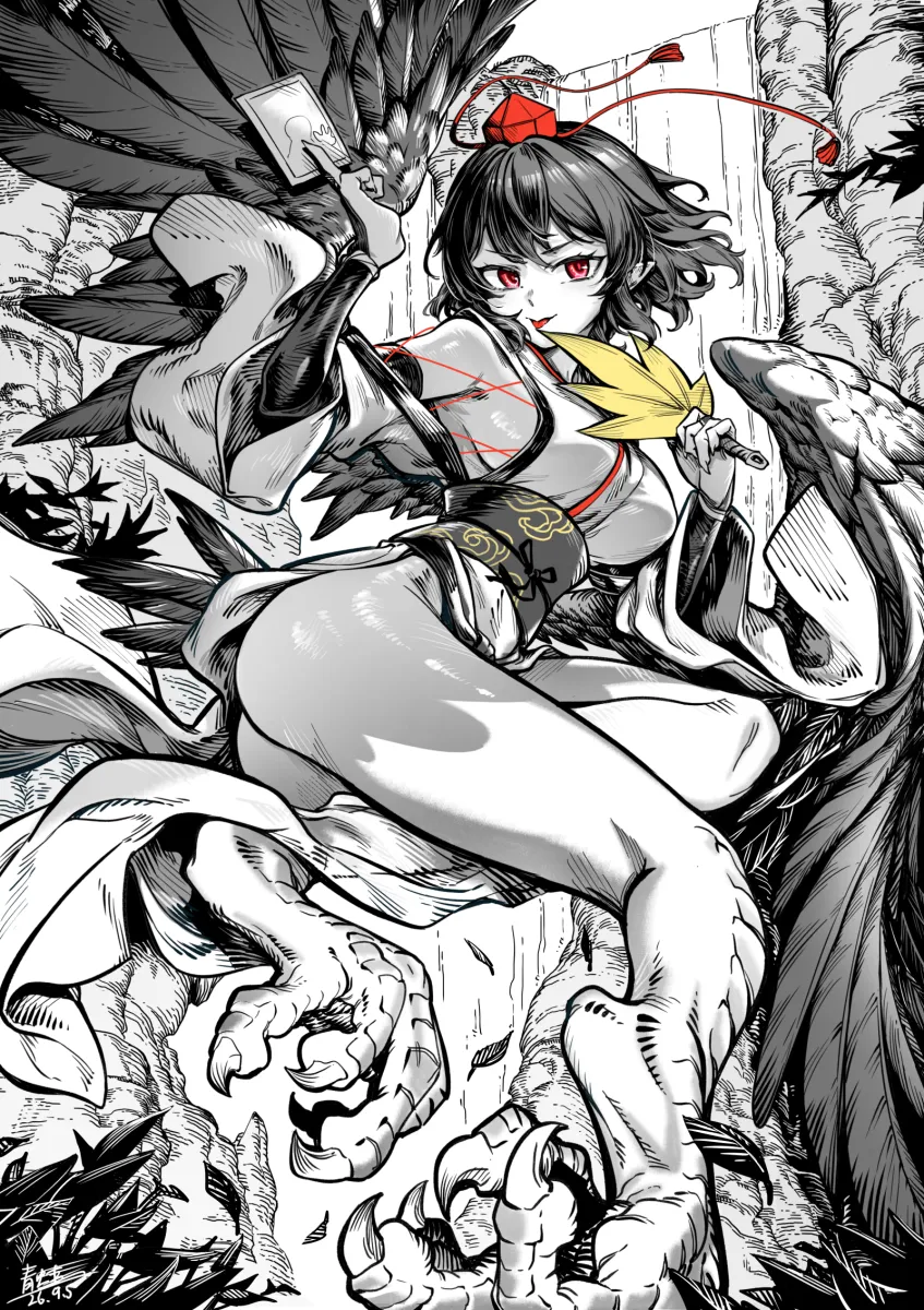 Shameimaru Aya by Qingwa Chi She