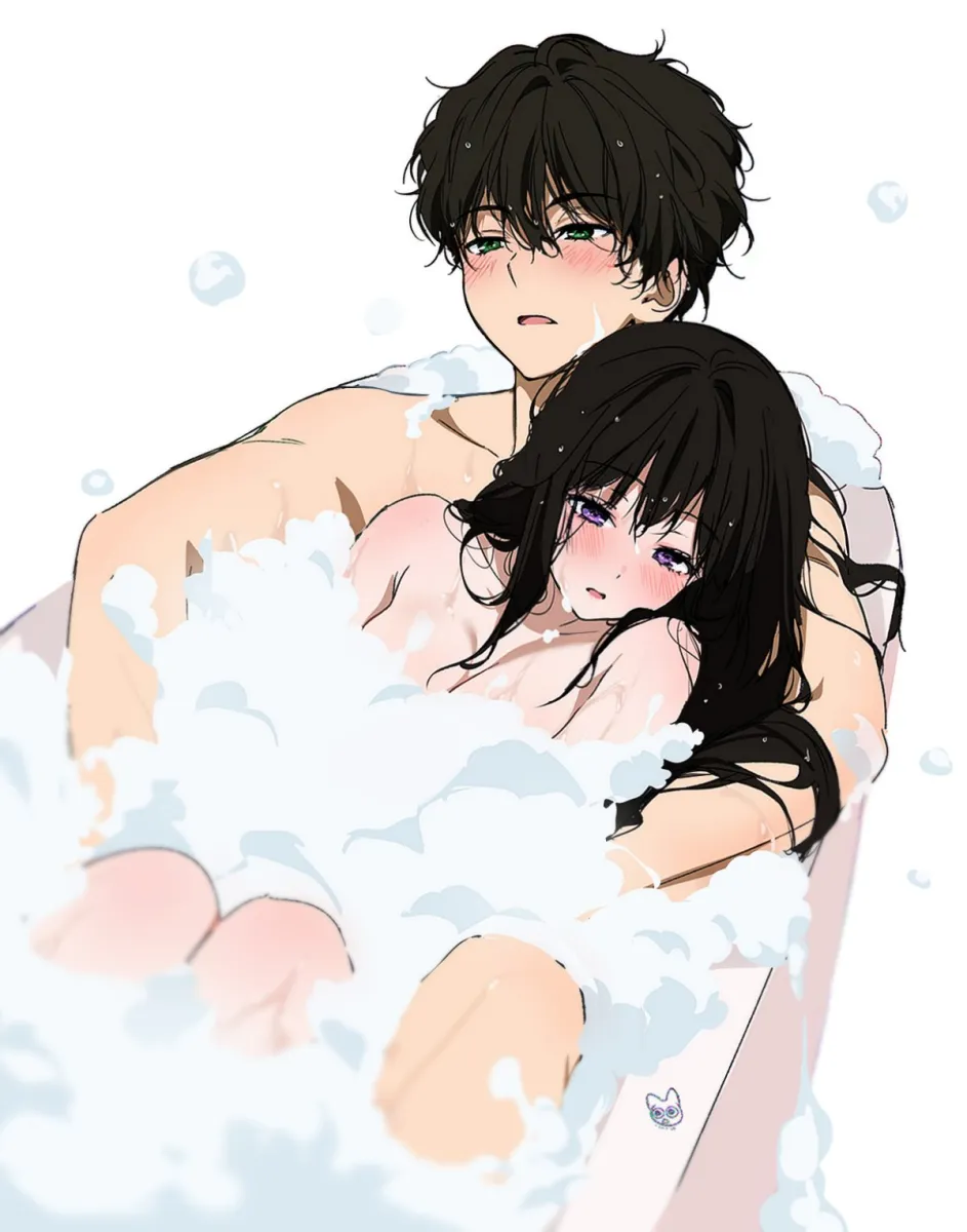Chitanda Eru, Oreki Houtarou by Mery (Yangmalgage)