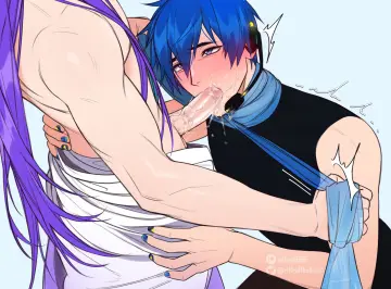 Blue Scarf