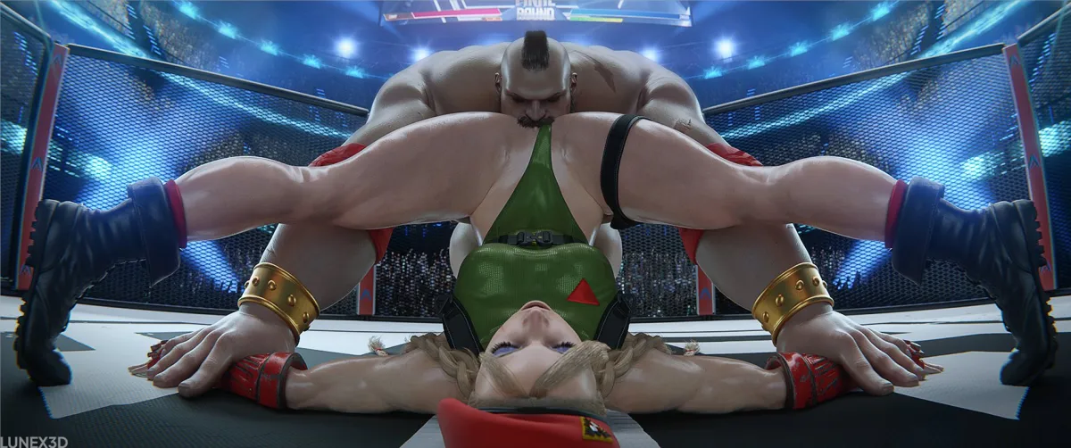 Cammy White, Zangief by Lunex3D