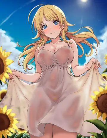 Holding Own Dress