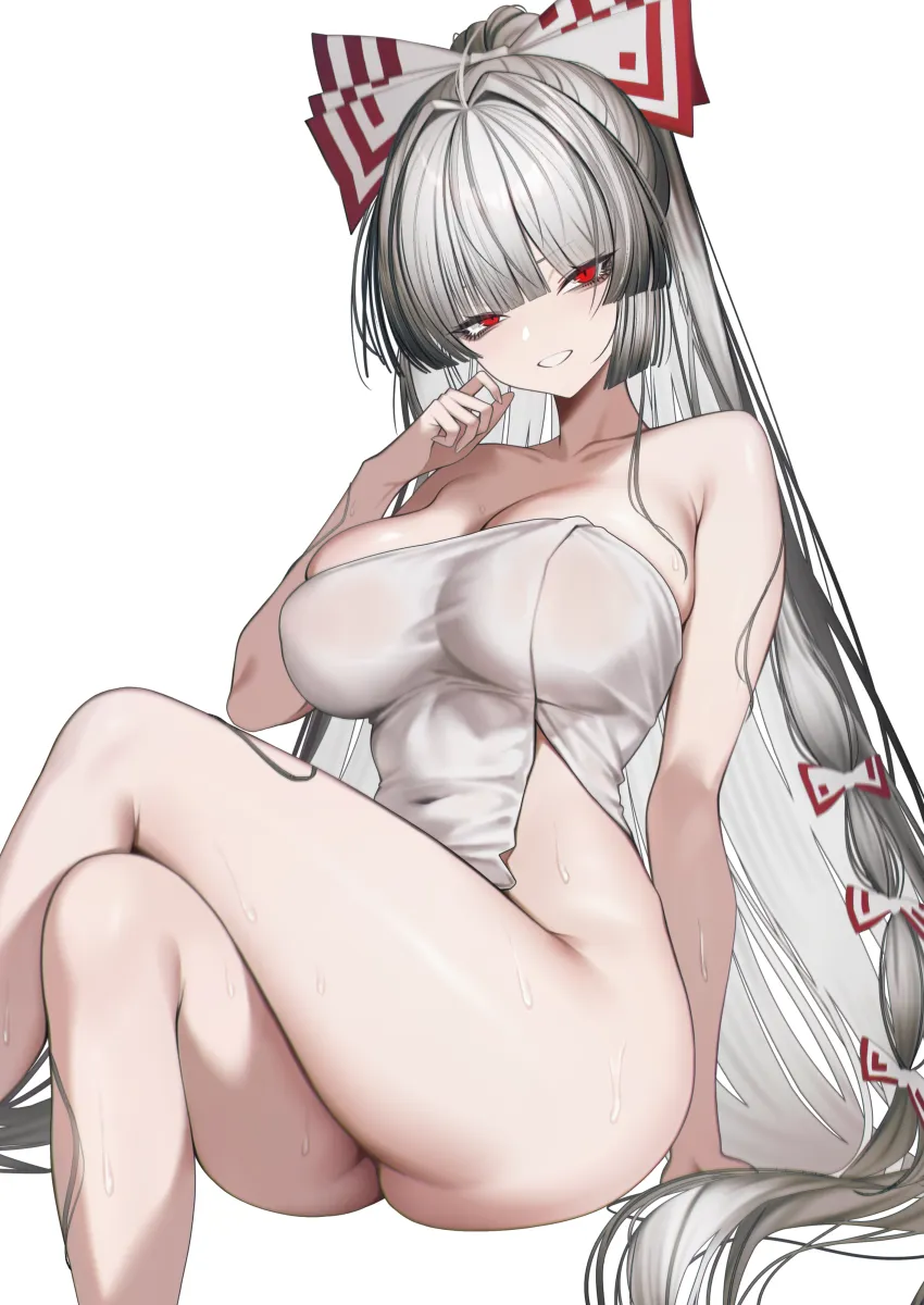 Fujiwara No Mokou by Vxdrq