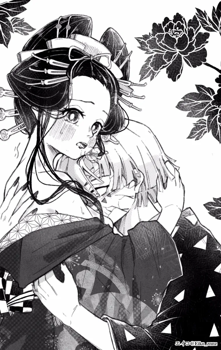 Kamado Nezuko, Agatsuma Zenitsu by Eiko Znnz