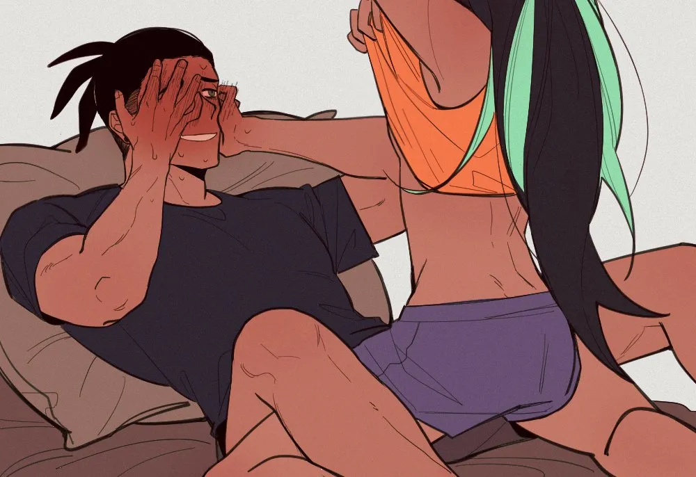 Raihan (Pokemon), Nessa (Pokemon) by 3737 37