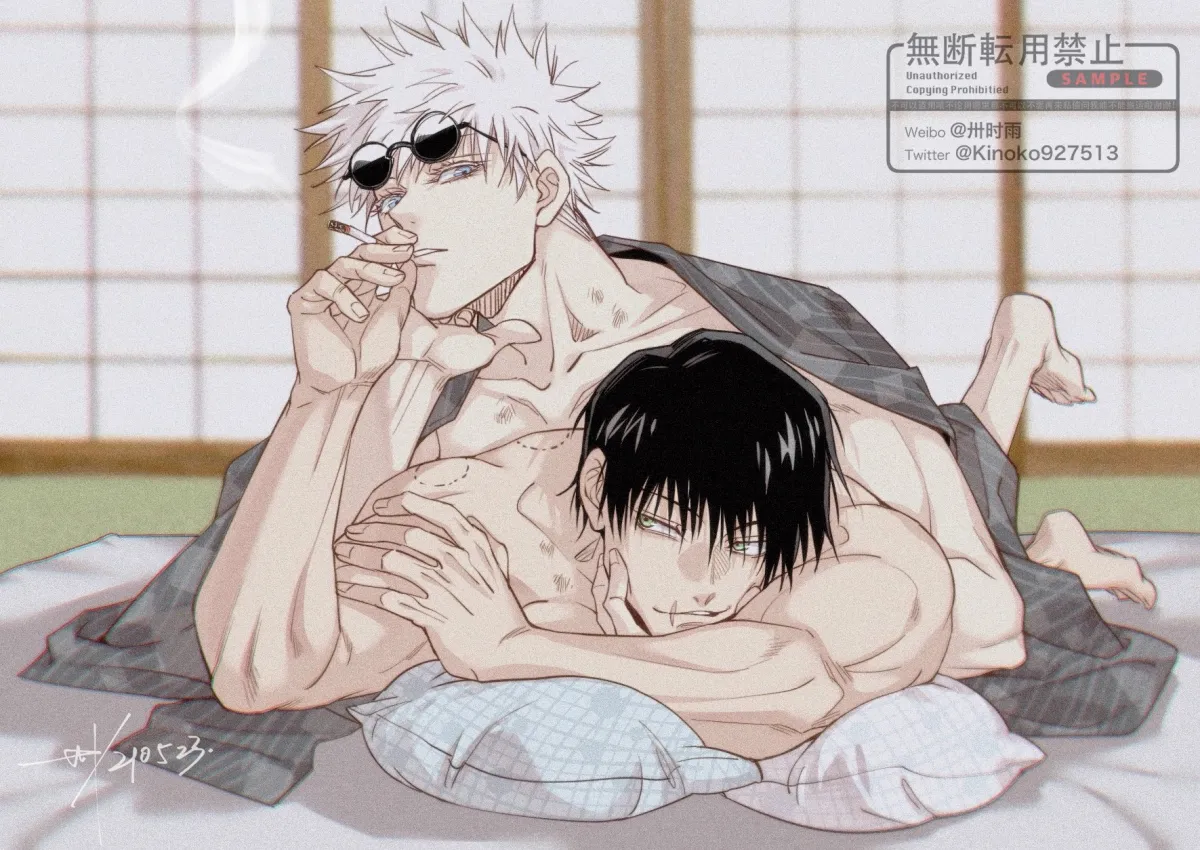 Gojo Satoru, Fushiguro Toji by Sashiyu