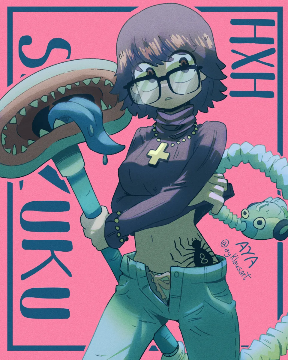 Shizuku Murasaki, Blinky (Hunter X Hunter) by Ayklausart