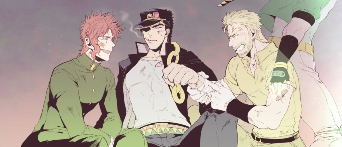 Joseph Joestar, Kujo Jotaro by S Gentian