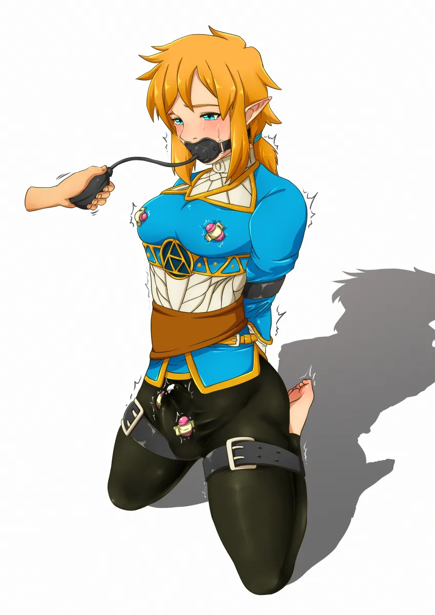 Link, Princess Zelda by Klaudsanart