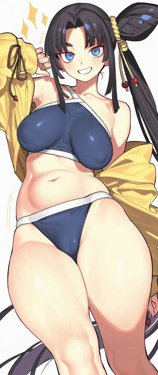 Ushiwakamaru (Fate), Ushiwakamaru (Swimsuit Assassin) (First Ascension) (Fate) by Kamisato Sora
