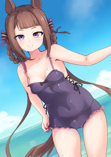 Purple One-Piece Swimsuit