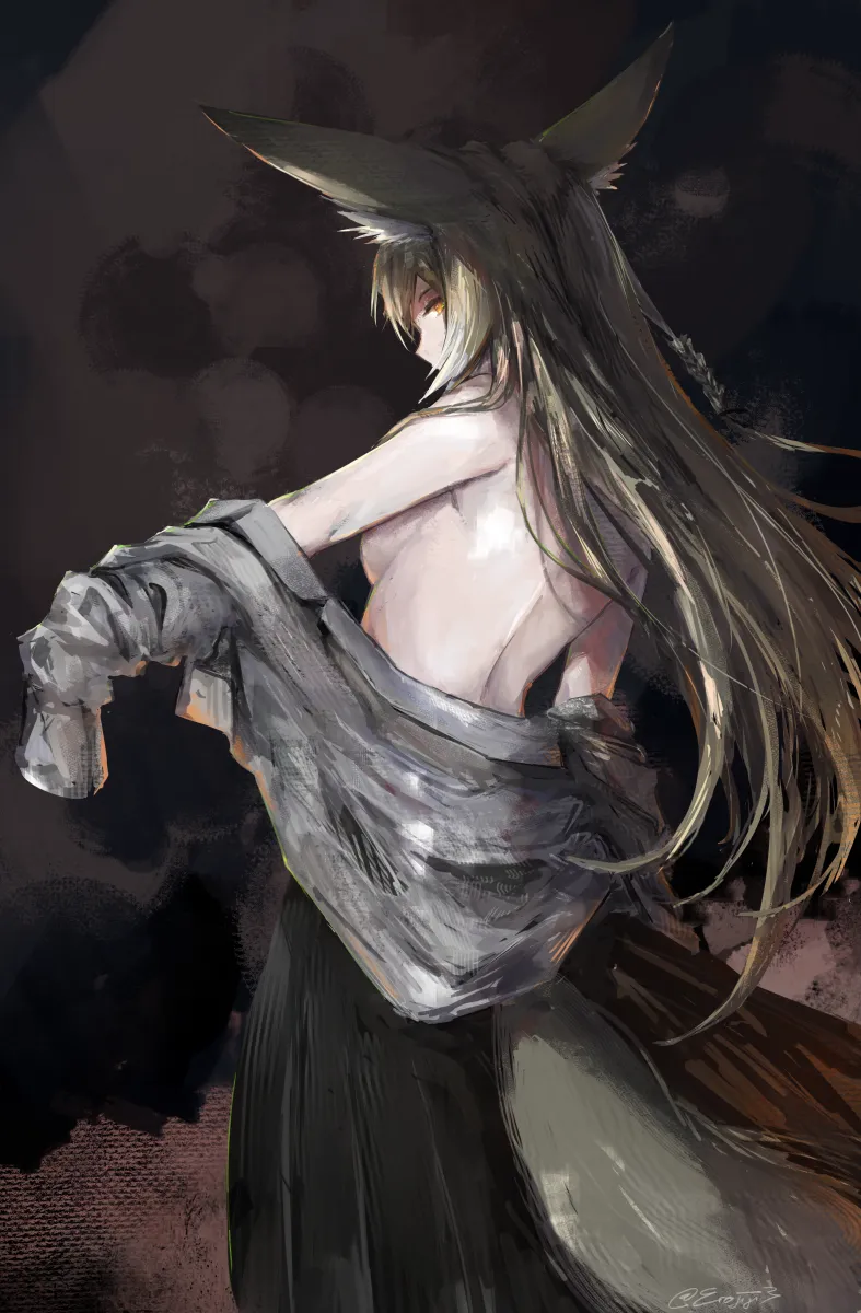 Vulpisfoglia (Arknights) by Erojiji3