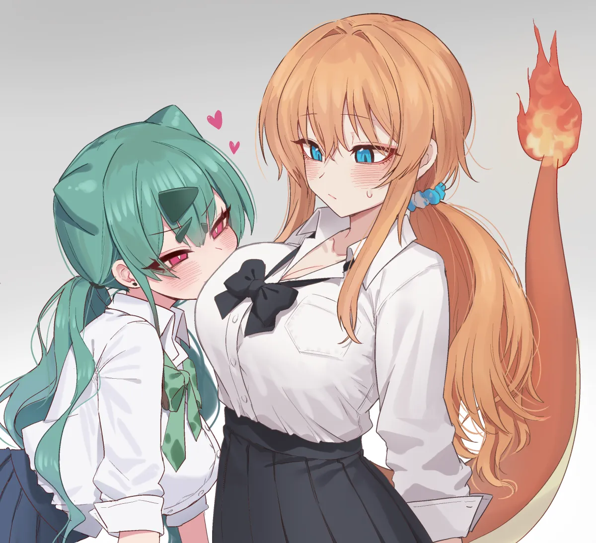 Bulbasaur, Charmander by Bubba (Pixiv 116603407)