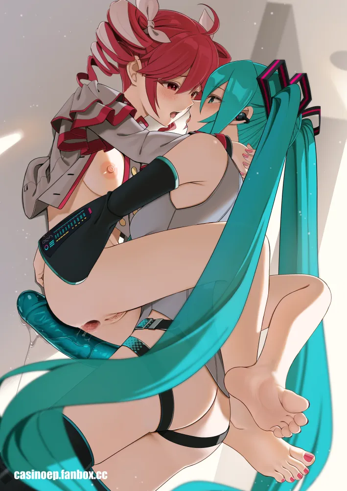 Hatsune Miku, Kasane Teto by Casino (Casinoep)