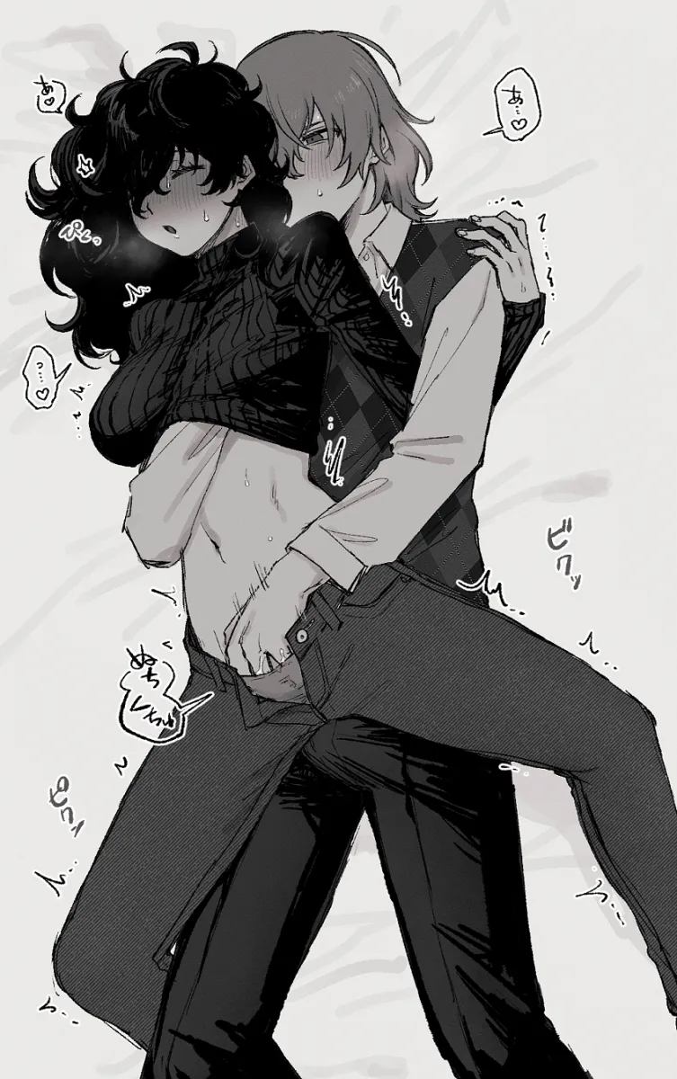 Amamiya Ren, Akechi Goro by Yutaka (Yamintyu)