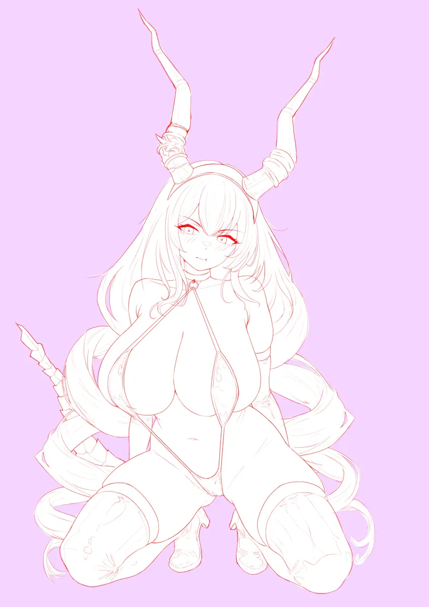 Typhon (Arknights) by Cassava Sketch