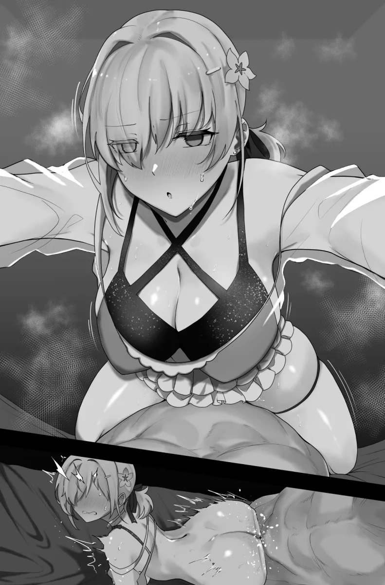 Mash Kyrielight, Mash Kyrielight (Swimsuit Of Perpetual Summer Ver.03) by Wakamochi-Ta