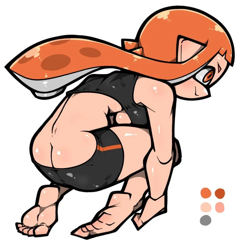 Inkling Player Character, Inkling Girl by Name Omoitukan2