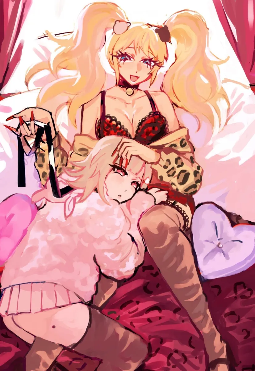 Nanami Chiaki, Enoshima Junko by Siegmvndd