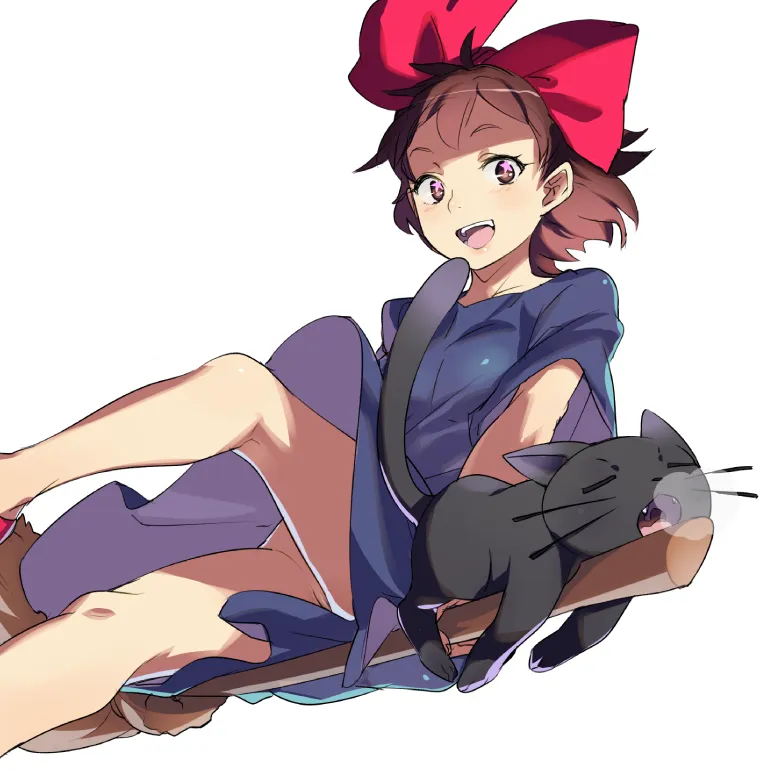 Kiki (Majo No Takkyuubin), Jiji (Majo No Takkyuubin) by Naso4