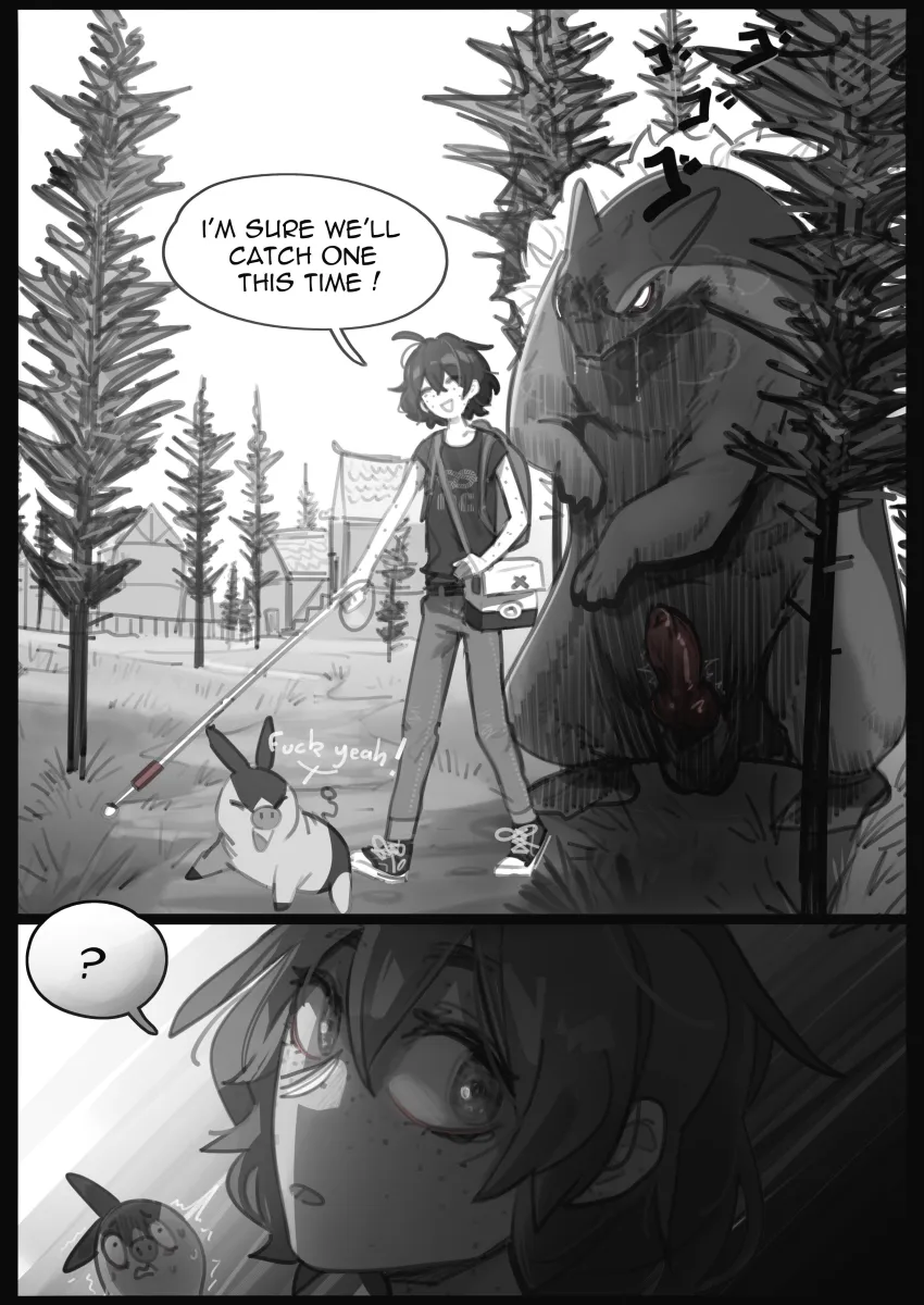 Tepig, Typhlosion by Popopoka