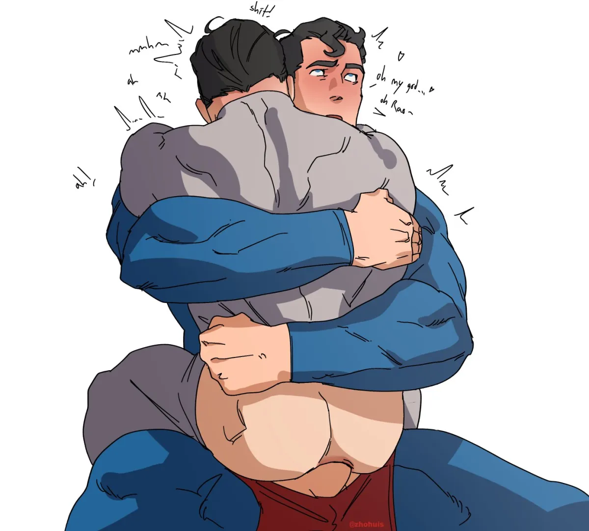 Batman, Clark Kent by Zhohuis