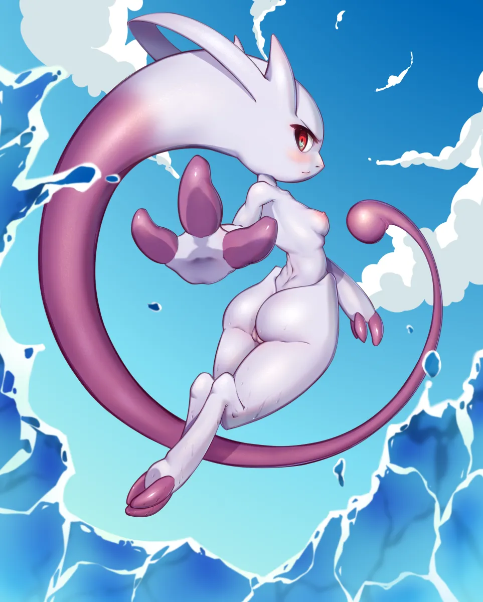 Mewtwo, Mega Mewtwo Y by Hitmanatee