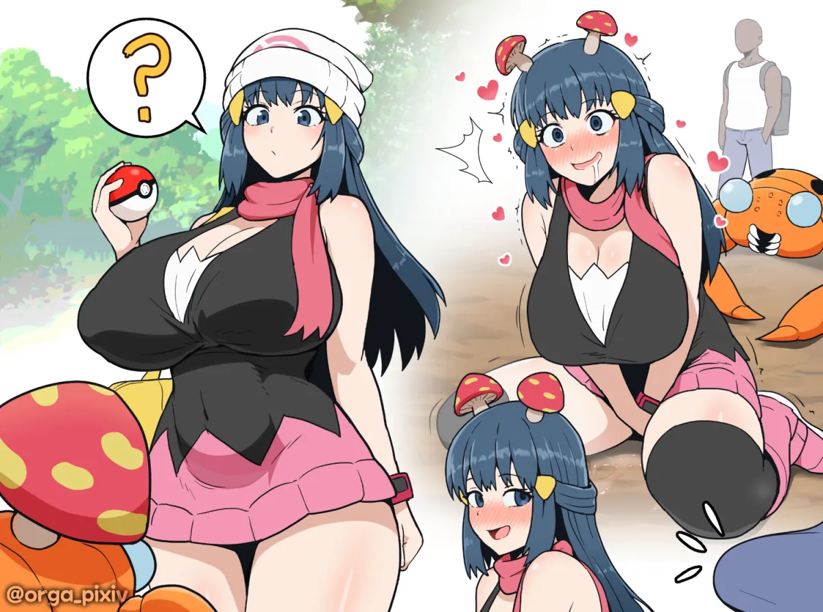 Dawn (Pokemon), Paras by Dr.orga