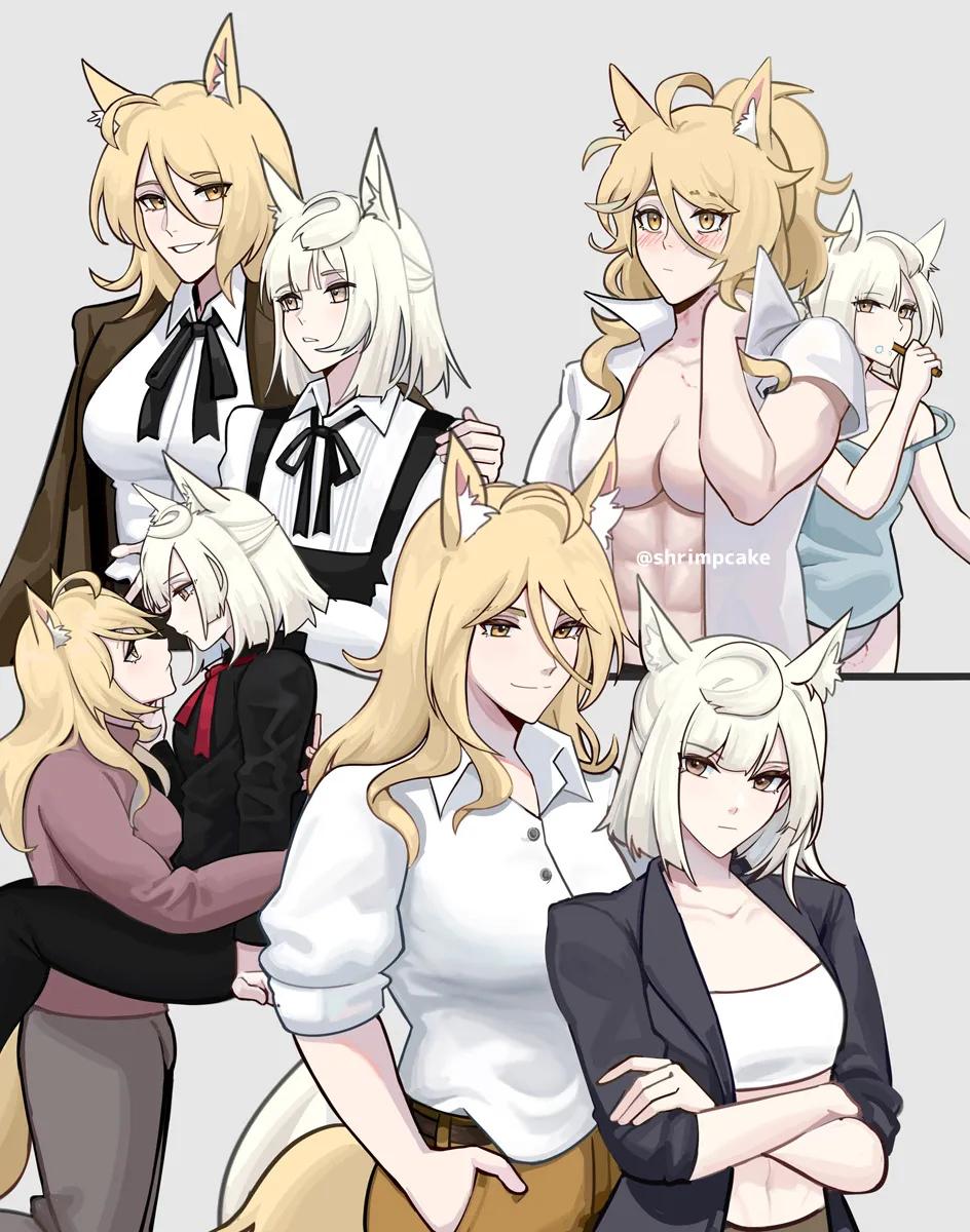Platinum (Arknights), Nearl (Arknights) by Supershrimpcakes