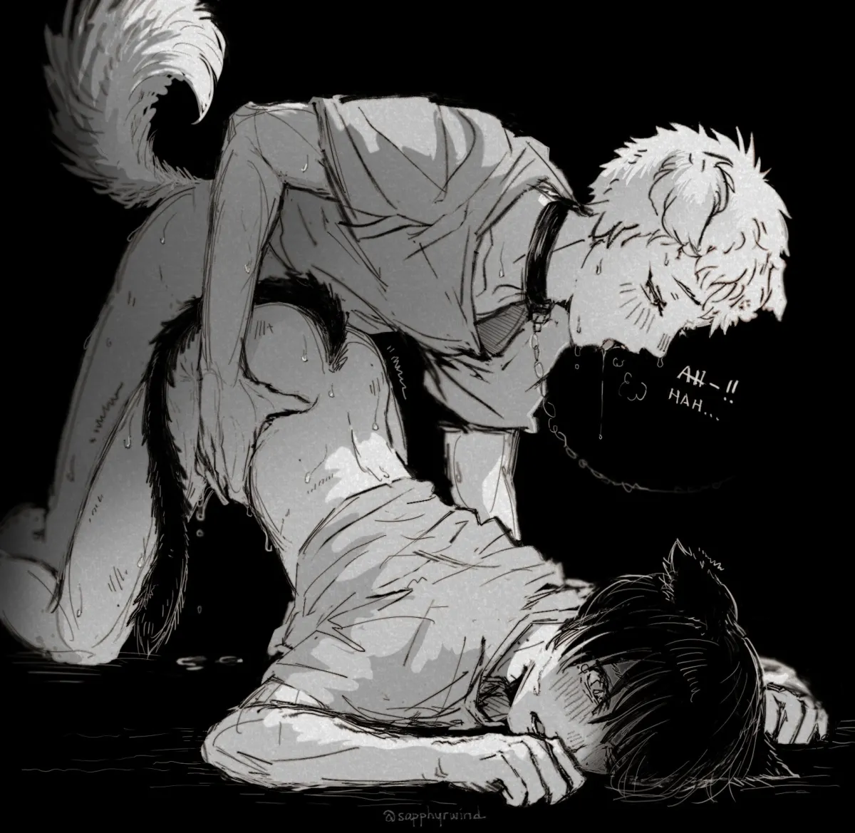 Indou Hikaru, Tsujinaka Yoshiki by Sapphyrwind