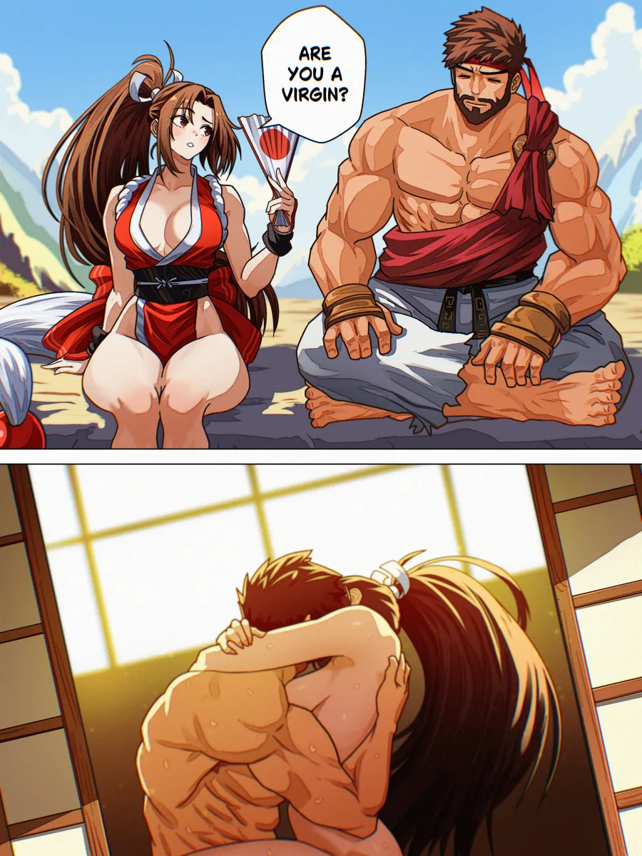 Shiranui Mai, Ryu (Street Fighter) by Vlizz