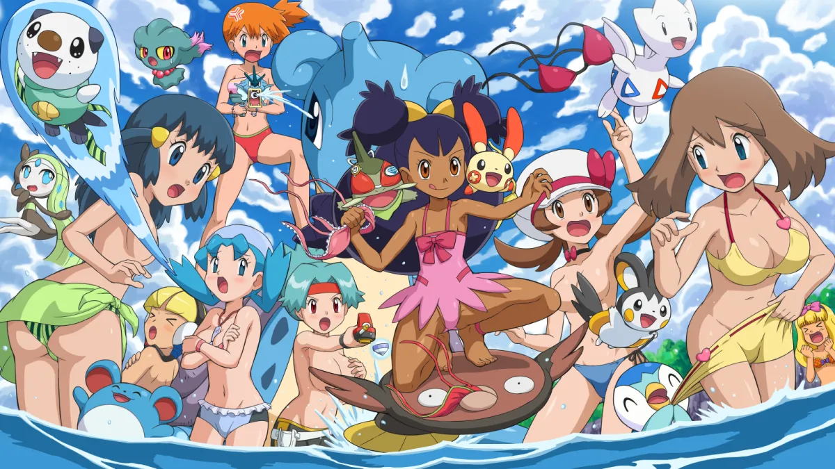 Dawn (Pokemon), May (Pokemon) by Pokemoa